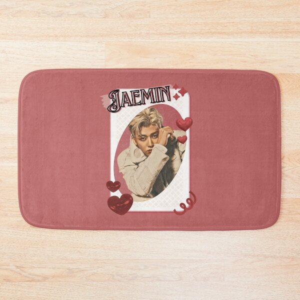 Item preview, NCT Jaemin (재민) Kpop Boy Group Card Red Aesthetic Collage Design designed and sold by AJUNICE STUDIO.
