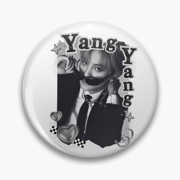 Item preview, NCT Yangyang (양양) Kpop Boy Group Black and White Collage Design designed and sold by AJUNICE STUDIO.