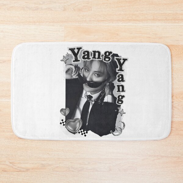 Item preview, NCT Yangyang (양양) Kpop Boy Group Black and White Collage Design designed and sold by AJUNICE STUDIO.