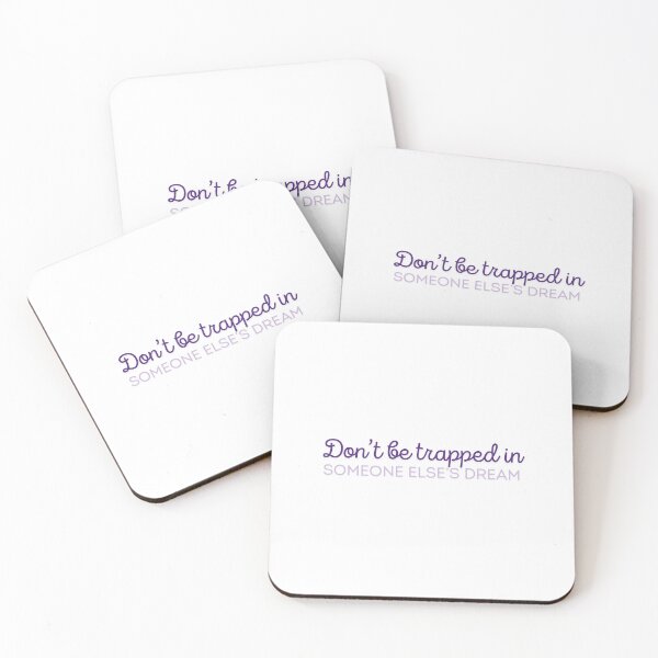 Item preview, Don’t be trapped in someone else’s dream | Inspirational Quote – BTS designed and sold by Curly-Erre.