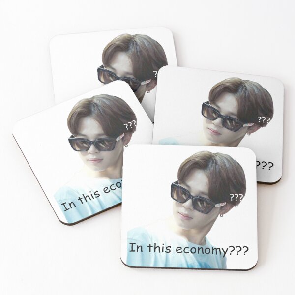 Item preview, "In this economy???" Confused BTS Jimin designed and sold by Evvamatrix.