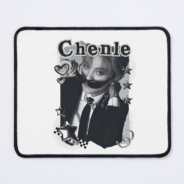 Item preview, NCT Chenle (천러) Kpop Boy Group Black and White Collage Design designed and sold by AJUNICE STUDIO.