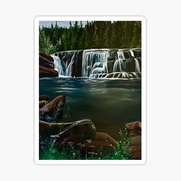 Item preview, lakefront waterfall designed and sold by BelongieM.