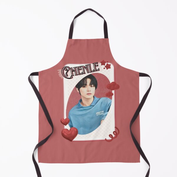 Item preview, NCT Chenle (천러) Kpop Boy Group Card Red Aesthetic Collage Design designed and sold by AJUNICE STUDIO.
