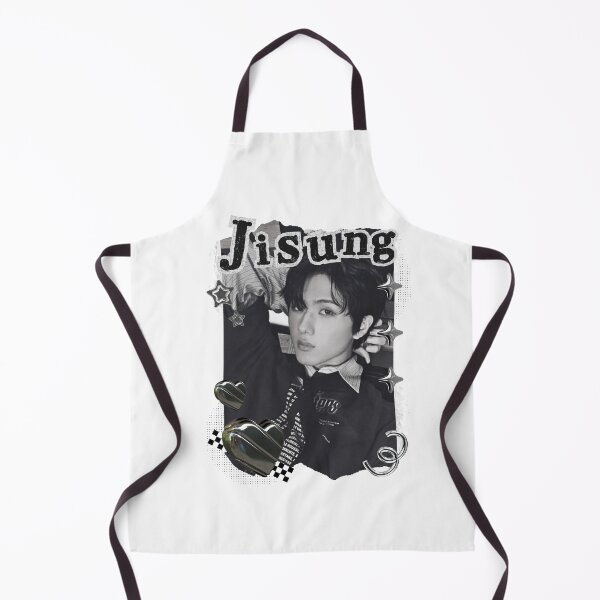 Item preview, NCT Jisung (지성) Kpop Boy Group Black and White Collage Design designed and sold by AJUNICE STUDIO.