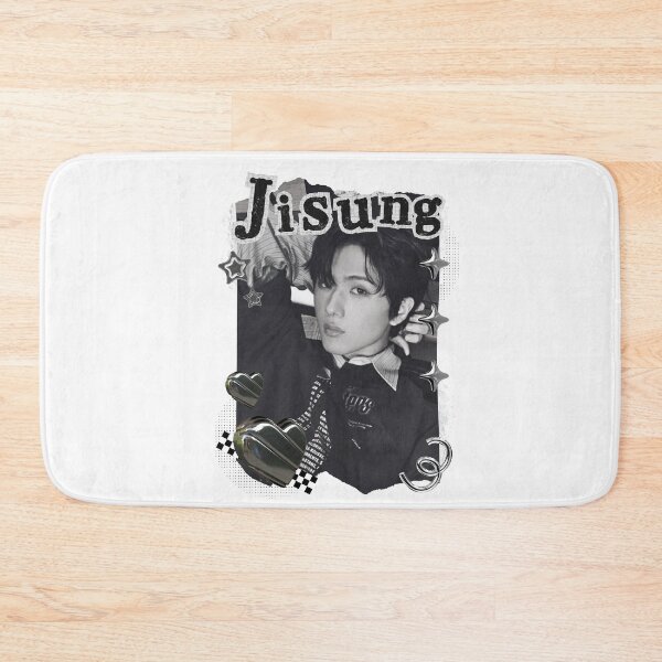 Item preview, NCT  Jisung (지성) Kpop Boy Group Black and White Collage Design designed and sold by AJUNICE STUDIO.