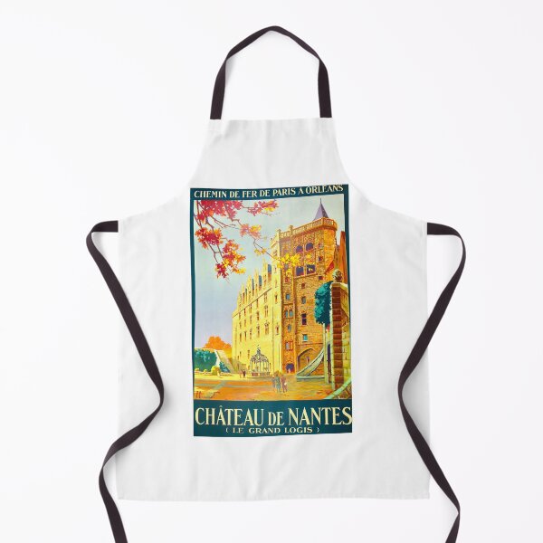 Item preview, Vintage Chateau de Nantes Travel Poster designed and sold by TeeARTHY.