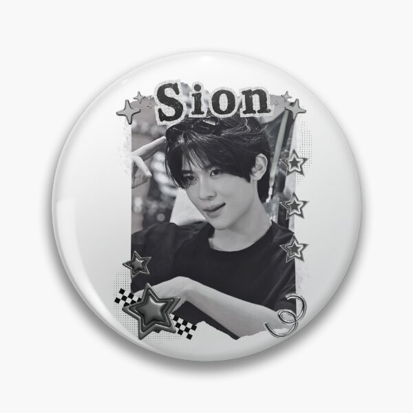 Item preview, NCT Sion (시온) Kpop Boy Group Black and White Collage Design designed and sold by AJUNICE STUDIO.