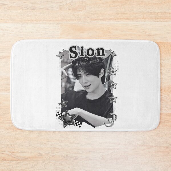 Item preview, NCT Sion (시온) Kpop Boy Group Black and White Collage Design designed and sold by AJUNICE STUDIO.