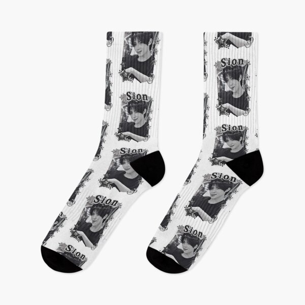 Item preview, NCT Sion (시온) Kpop Boy Group Black and White Collage Design designed and sold by AJUNICE STUDIO.