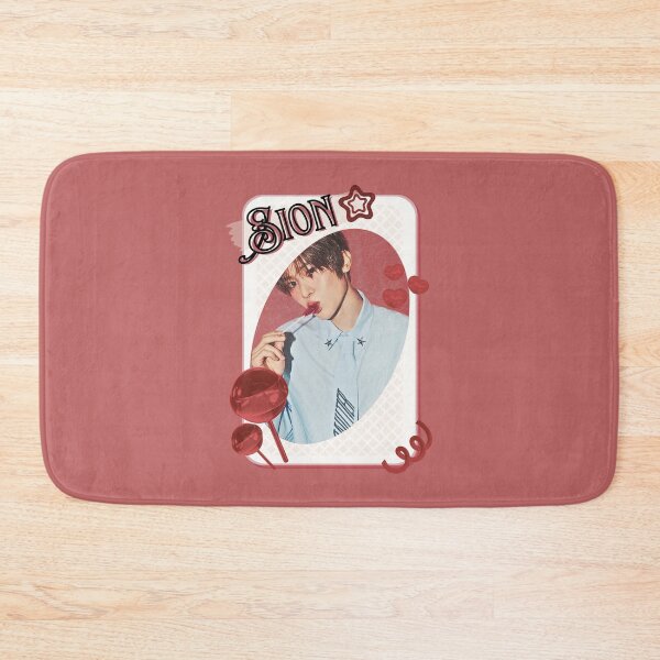 Item preview, NCT Sion (시온) Kpop Boy Group Card Red Aesthetic Collage Design designed and sold by AJUNICE STUDIO.