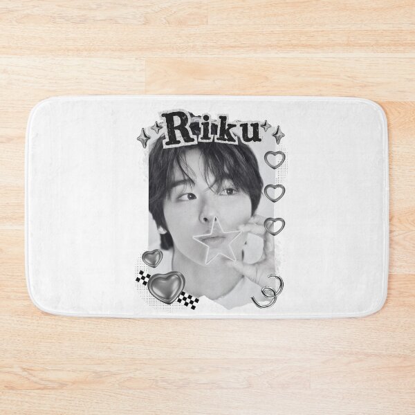 Item preview, NCT Riku (리쿠) Kpop Boy Group Black and White Collage Design designed and sold by AJUNICE STUDIO.