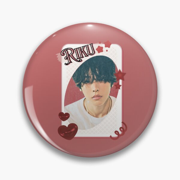 Item preview, NCT Riku (리쿠) Kpop Boy Group Card Red Aesthetic Collage Design designed and sold by AJUNICE STUDIO.
