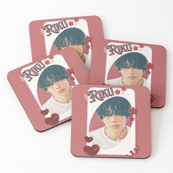 Item preview, NCT Riku (리쿠) Kpop Boy Group Card Red Aesthetic Collage Design designed and sold by AJUNICE STUDIO.