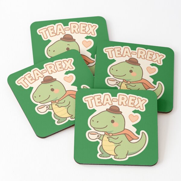 Item preview, Tea-Rex – Adorable Dinosaur Tea Pun designed and sold by BloomKind.