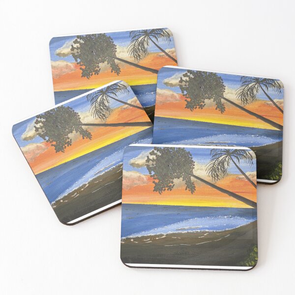 Item preview, Caribbean Beach Sunset designed and sold by VisionArteCR.