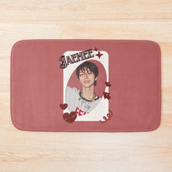 Item preview, NCT Jaehee (재희) Kpop Boy Group Card Red Aesthetic Collage Design designed and sold by AJUNICE STUDIO.