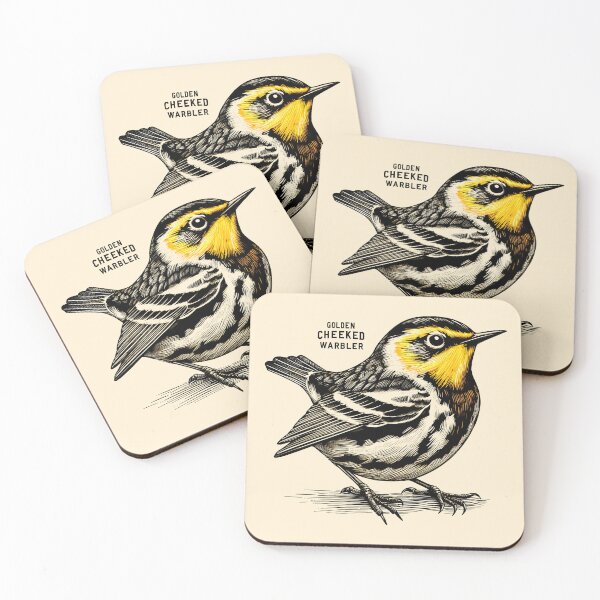 Item preview, Golden-cheeked Warbler 8 designed and sold by theAVIARY7.