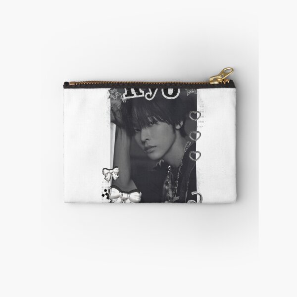 Item preview, NCT Ryo (료) Kpop Boy Group Black and White Collage Design designed and sold by AJUNICE STUDIO.