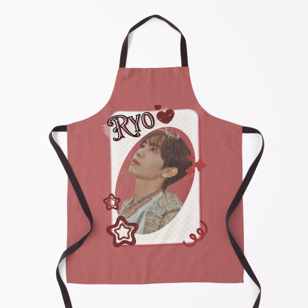 Item preview, NCT Ryo (료) Kpop Boy Group Card Red Aesthetic Collage Design designed and sold by AJUNICE STUDIO.