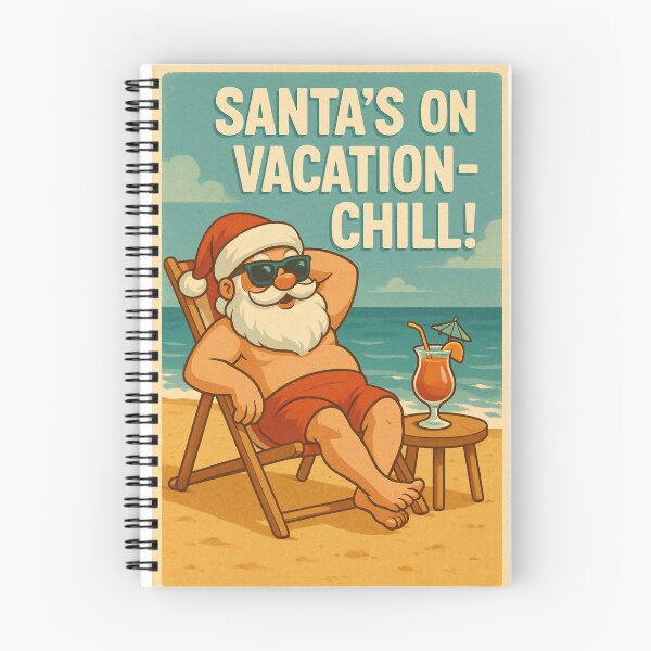 Item preview, Santa's on Vacation – Chill! designed and sold by Malutki-pl.