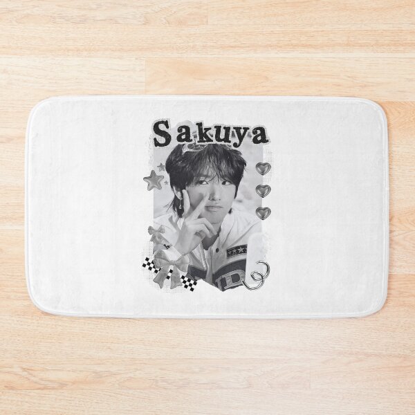 Item preview, NCT Sakuya (사쿠야) Kpop Boy Group Black and White Collage Design designed and sold by AJUNICE STUDIO.