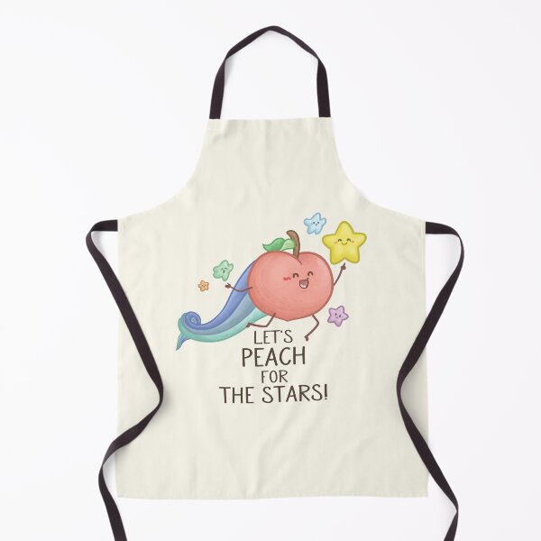 Item preview, Let's Peach for the Stars Pun designed and sold by Khotekmei.