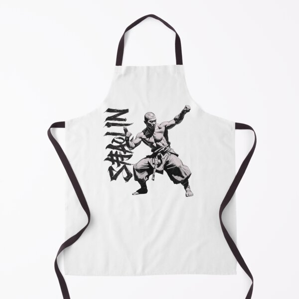 Item preview, Shaolin Monk in Black & White | Zen Warrior Minimalist Art designed and sold by Design_Your_Day.
