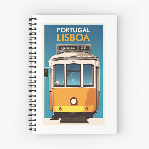 Item preview, Vintage Lisbon Portugal Tram Poster designed and sold by TeeARTHY.