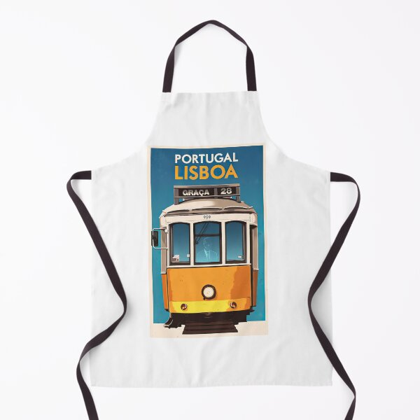Item preview, Vintage Lisbon Portugal Tram Poster designed and sold by TeeARTHY.