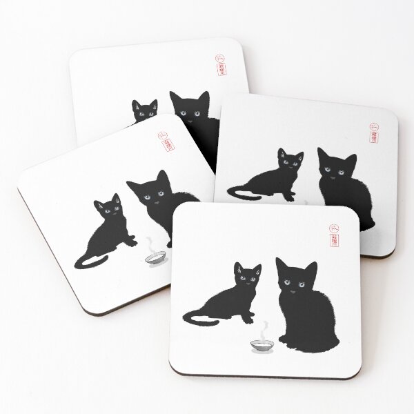 Item preview, The Kittens That Came in for Tea designed and sold by Stray Magic Studio.