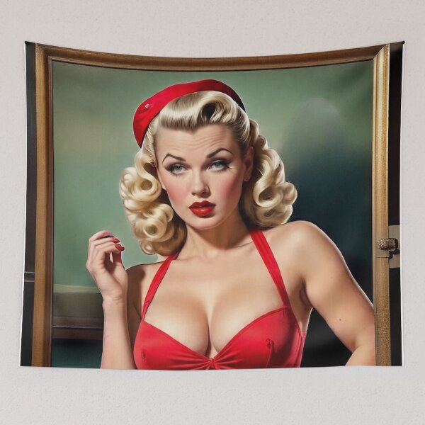 Item preview, Blonde Beauty: Vintage 1940s Pin Up designed and sold by MissSaylor.