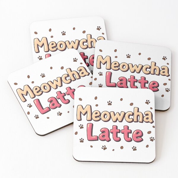 Item preview, Meowcha Latte – Purrfect Blend of Cats & Coffee designed and sold by Purrfect Mischief.