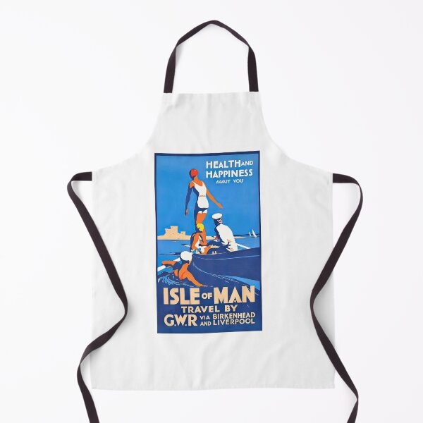 Item preview, Vintage Isle of Man Travel Poster designed and sold by TeeARTHY.