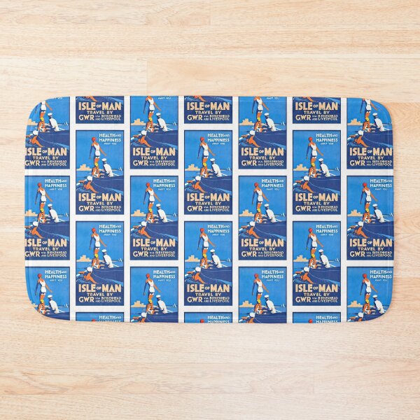Item preview, Vintage Isle of Man Travel Poster designed and sold by TeeARTHY.
