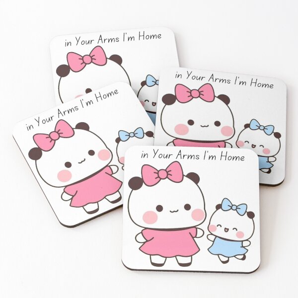 Item preview, in Your Arms I'm Home Happy Birthday Cute DuDu Bear and BuBu Panda Are Celebrating 2025 designed and sold by BrightStreets.
