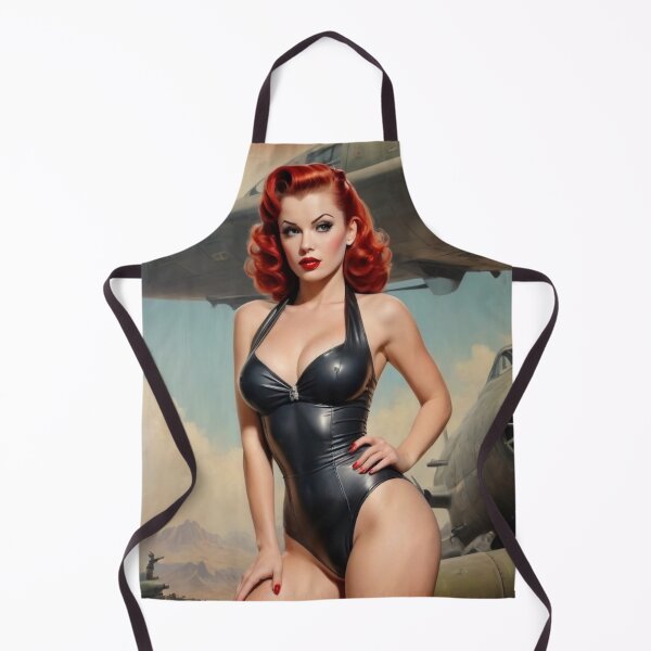 Item preview, Ravishing Red Head Pin Up: Vintage 1940s Bombshell designed and sold by MissSaylor.