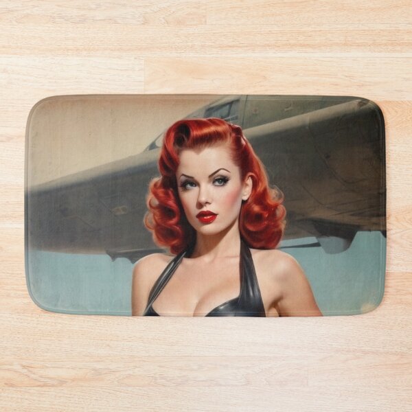 Item preview, Ravishing Red Head Pin Up: Vintage 1940s Bombshell designed and sold by MissSaylor.