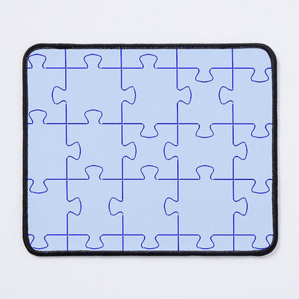 Item preview, Elegant and Modern Jigsaw Puzzle Art in Blue designed and sold by WD-Artist.