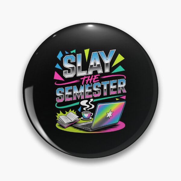 Item preview, Slay the Semester – Motivational College Student Study designed and sold by MagicWander.