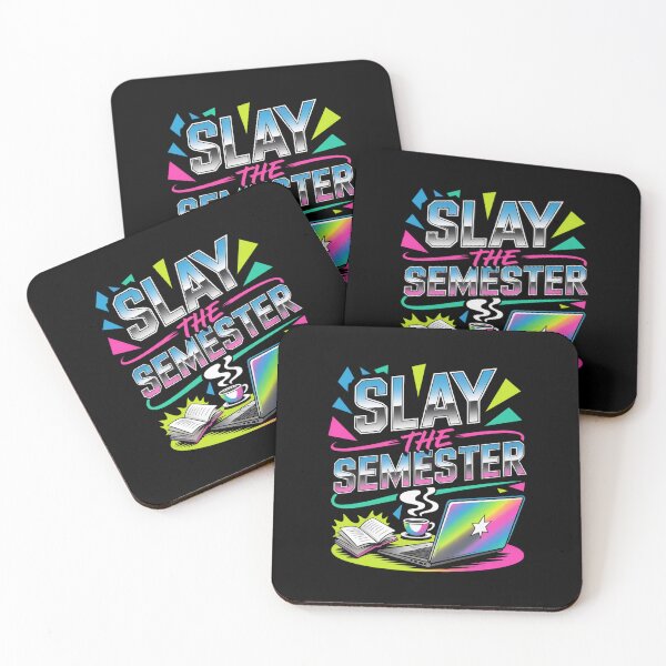 Item preview, Slay the Semester – Motivational College Student Study designed and sold by MagicWander.