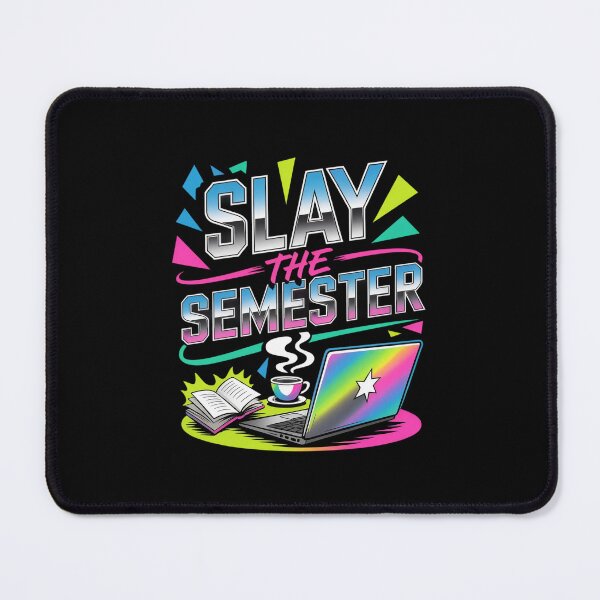 Item preview, Slay the Semester – Motivational College Student Study designed and sold by MagicWander.