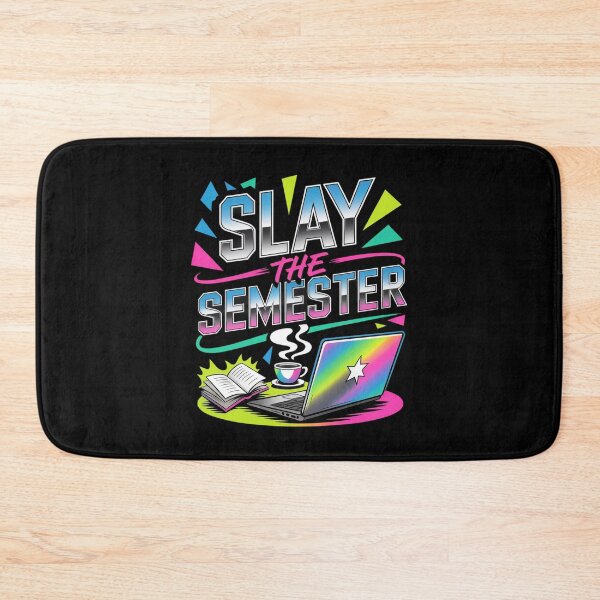 Item preview, Slay the Semester – Motivational College Student Study designed and sold by MagicWander.