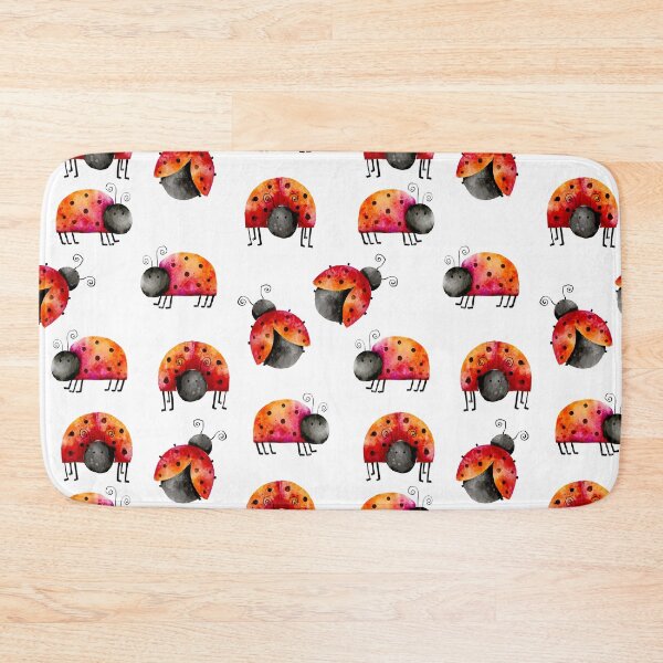 Item preview, Watercolor Lady Birds Pattern designed and sold by Farissa Designs.