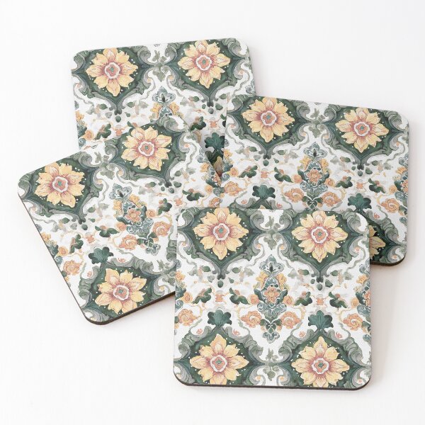Item preview,  Venetian Renaissance Floral Damask designed and sold by RyanPhamDesigns.