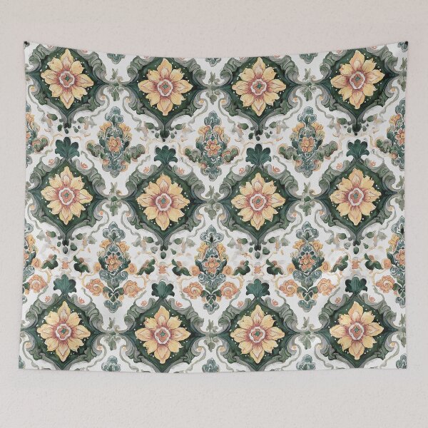 Item preview,  Venetian Renaissance Floral Damask designed and sold by RyanPhamDesigns.