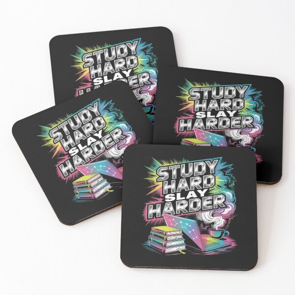 Item preview, Study Hard Slay Harder – Motivational Student designed and sold by MagicWander.