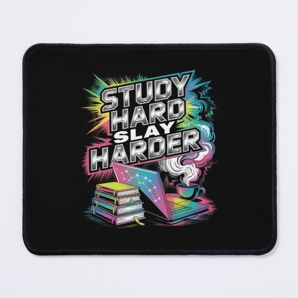 Item preview, Study Hard Slay Harder – Motivational Student designed and sold by MagicWander.