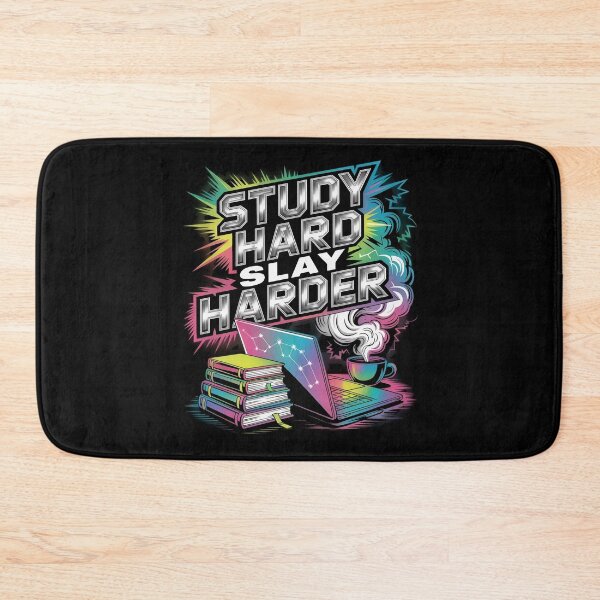 Item preview, Study Hard Slay Harder – Motivational Student designed and sold by MagicWander.
