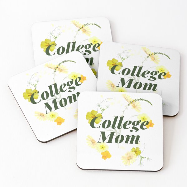 Item preview, Floral College Mom Yellow designed and sold by 816WoodDesigns.